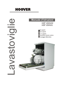 Manuale Hoover HDP 2D952X Lavastoviglie
