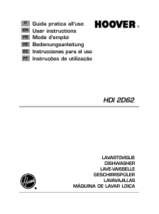Manual Hoover HDI 2D62 Dishwasher