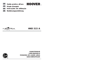 Manuale Hoover HND 315A-86S Lavastoviglie