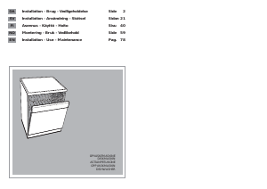 Manual Hoover HOD 7G10X-86 Dishwasher
