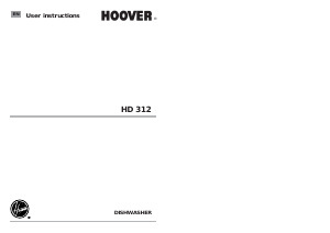 Manual Hoover HD312-80 Dishwasher