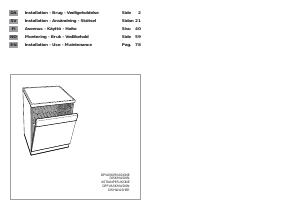 Manual Hoover HND 542-86S Dishwasher