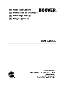Manual Hoover DDY 080BL/3 Dishwasher
