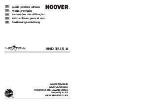 Manuale Hoover HND 3515AX-37 Lavastoviglie