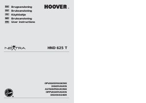 Manual Hoover HND 625 T-86S Dishwasher