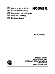 Manual Hoover HLSI 500GT/3-S Máquina de lavar louça