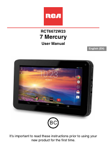 Manual RCA 7 Mercury Tablet