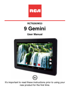 Manual RCA 9 Gemini Tablet