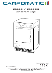 Manual Campomatic CD999I Dryer