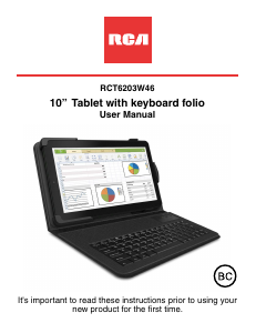 Handleiding RCA Pro10 Tablet