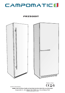 Manual Campomatic FRZ500IT Freezer