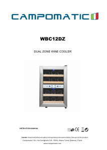 Manual Campomatic WBC12DZ Wine Cabinet