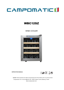 Manual Campomatic WBC12SZ Wine Cabinet
