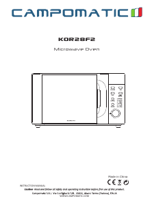 Manual Campomatic KOR28F2 Microwave