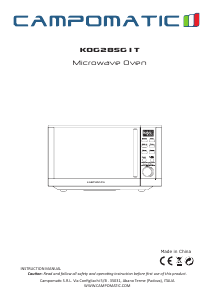 Manual Campomatic KOG28SGIT Microwave