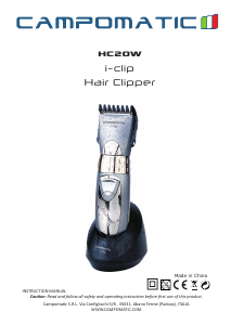 كتيب ماكينة قص الشعر HC20W Campomatic