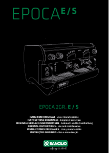 Manual Rancilio Epoca Coffee Machine