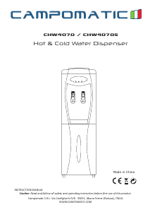 Handleiding Campomatic CHW4070S Waterdispenser