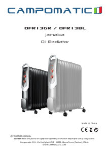 Manual Campomatic OFR13GR Heater