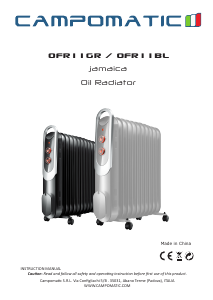 Manual Campomatic OFR11GR Heater