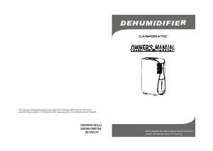 Manual Campomatic DH20M Dehumidifier