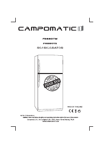 Manual Campomatic FR880TW Fridge-Freezer