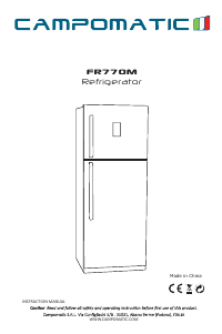 Manual Campomatic FR770M Fridge-Freezer