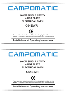 Manual Campomatic C64EWR Range