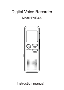 Handleiding Pyle PVR300 Audiorecorder