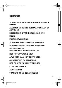 Handleiding Bauknecht LCD Symphony 1600 Wasmachine