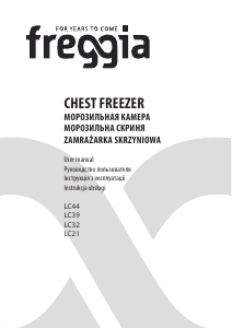 Manual Freggia LC21 Freezer