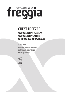 Manual Freggia LC39 Freezer