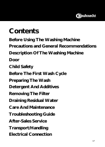 Handleiding Bauknecht WAK 7550/1 Wasmachine