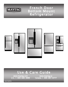 Mode d’emploi Maytag MFT2776DEE Réfrigérateur combiné