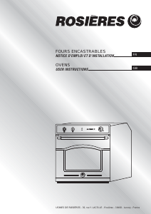 Manual Rosières RFT 5567 BAV Oven