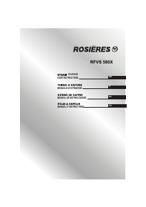 Mode d’emploi Rosières RFVS 580X Four