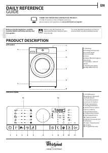 Bruksanvisning Whirlpool FSCR80412 Tvättmaskin