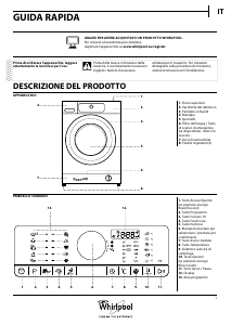 Manuale Whirlpool FSCR80217 Lavatrice