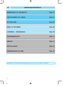 Bruksanvisning Whirlpool AFG 065/H/WP Fryser