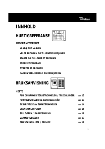 Bruksanvisning Whirlpool Dry 100 W Tørketrommel