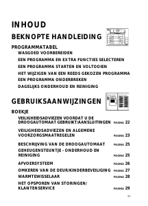 Handleiding Whirlpool Montana C Wasdroger