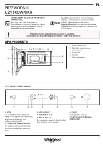 Instrukcja Whirlpool AMW 4900/IX Kuchenka mikrofalowa