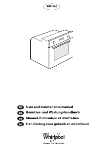 Manual Whirlpool AKP 546 IX Oven