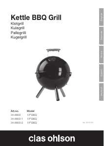 Handleiding Clas Ohlson 34-8800 Barbecue