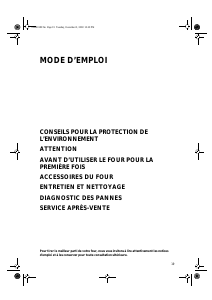 Mode d’emploi Whirlpool AKP 553 WH Four