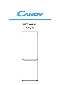 Manuál Candy CSSM 6182WH Lednice s mrazákem