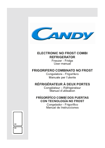 Manual de uso Candy CVBN 6204 X Frigorífico combinado