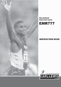 Handleiding Carl Lewis EMR777 Hometrainer