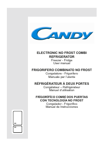 Mode d’emploi Candy CVBN 6204 W Réfrigérateur combiné