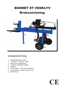 Bruksanvisning Bonnet 8T Vedklyv